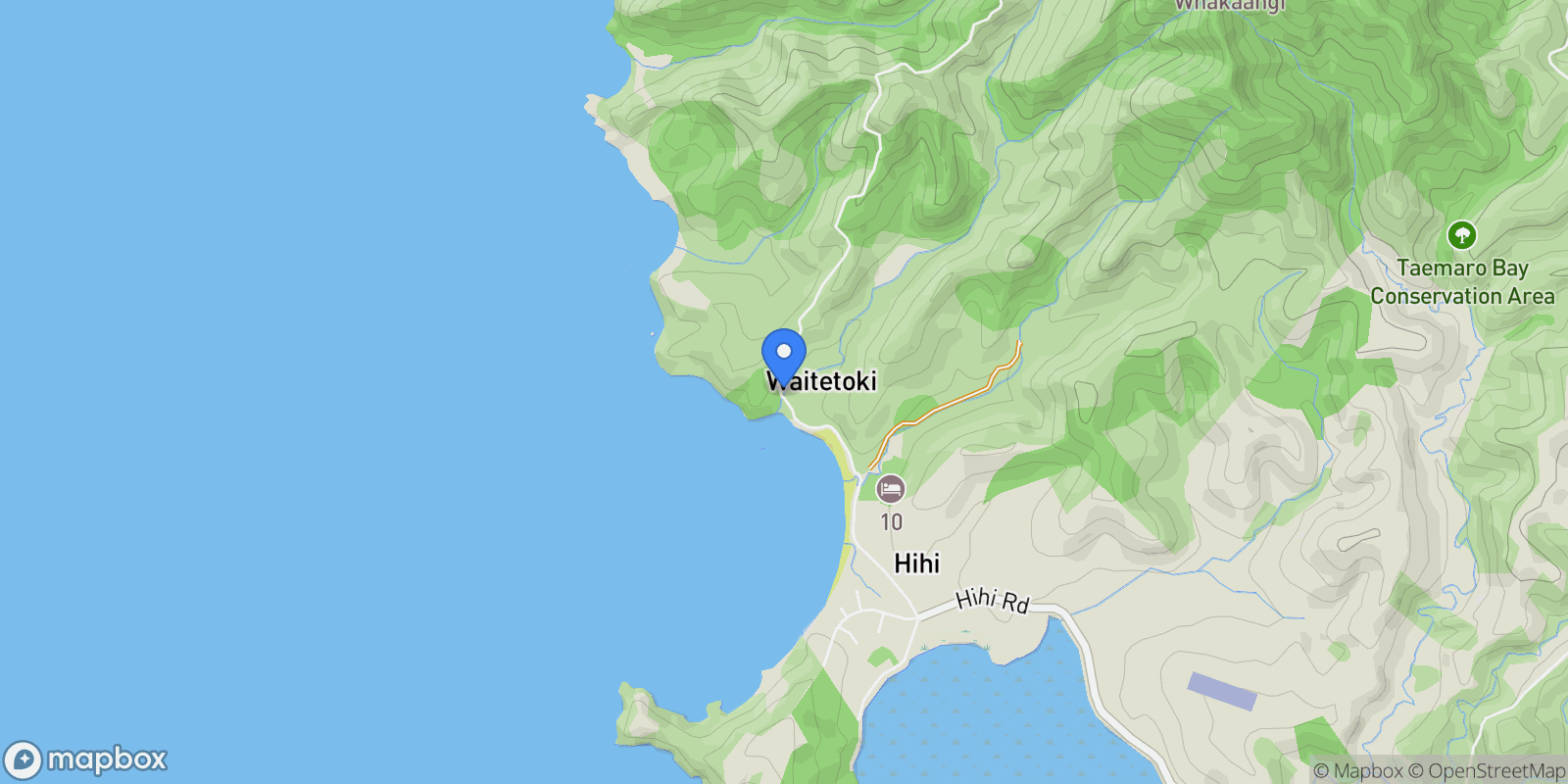 Map showing 215 Waiaua Road Hihi, Mangonui, NTL, Hihi, Northland, New Zealand.
