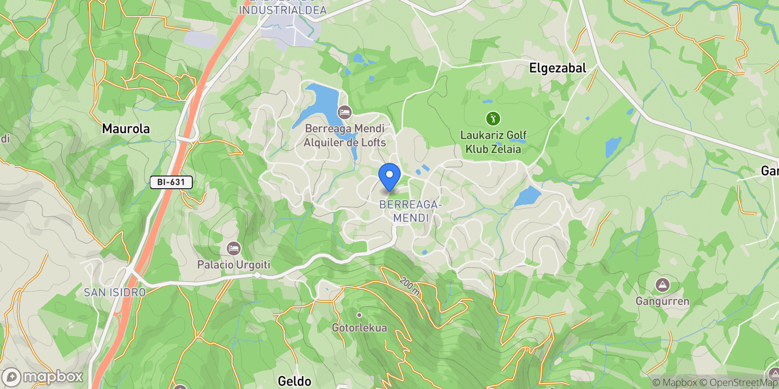 Map showing Pais vasco, Mungia, VIZCAYA, Mungia, Mungia, Basque Country, Spain.