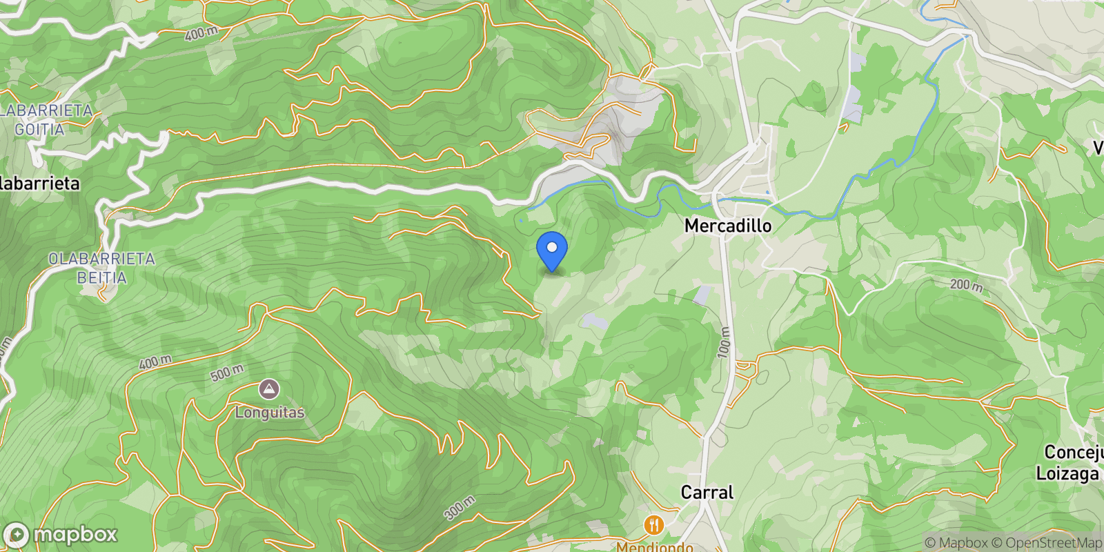 Map showing Mercadillo, Sopuerta, VIZCAYA, Sopuerta, Sopuerta, Basque Country, Spain.