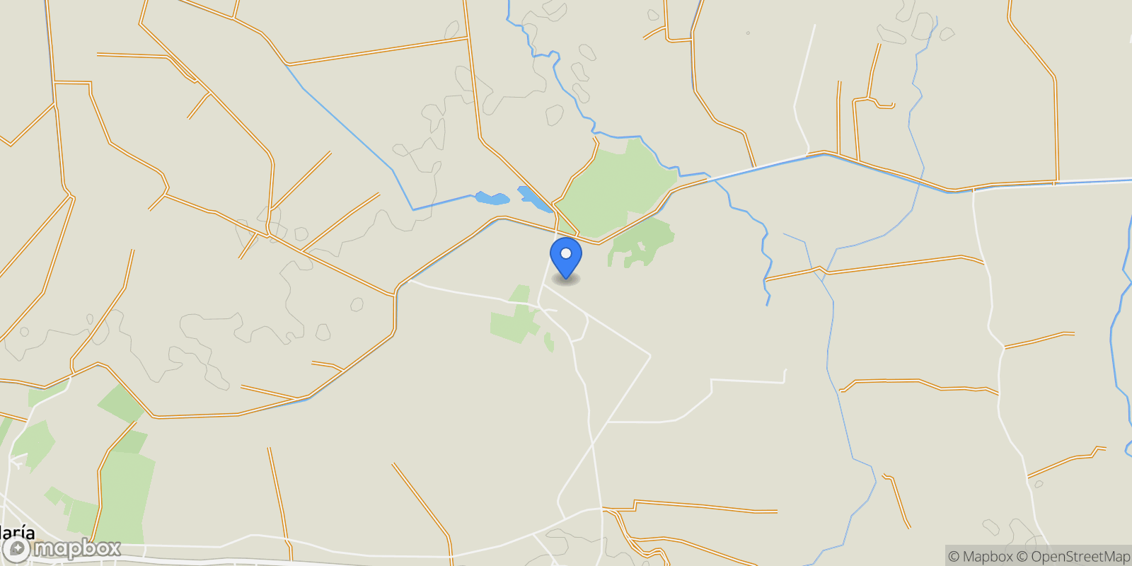 Map showing Villa Mayimbe, Las Terrenas, 20 32000, Las Clavellinas, Monte Cristi Province, Dominican Republic.