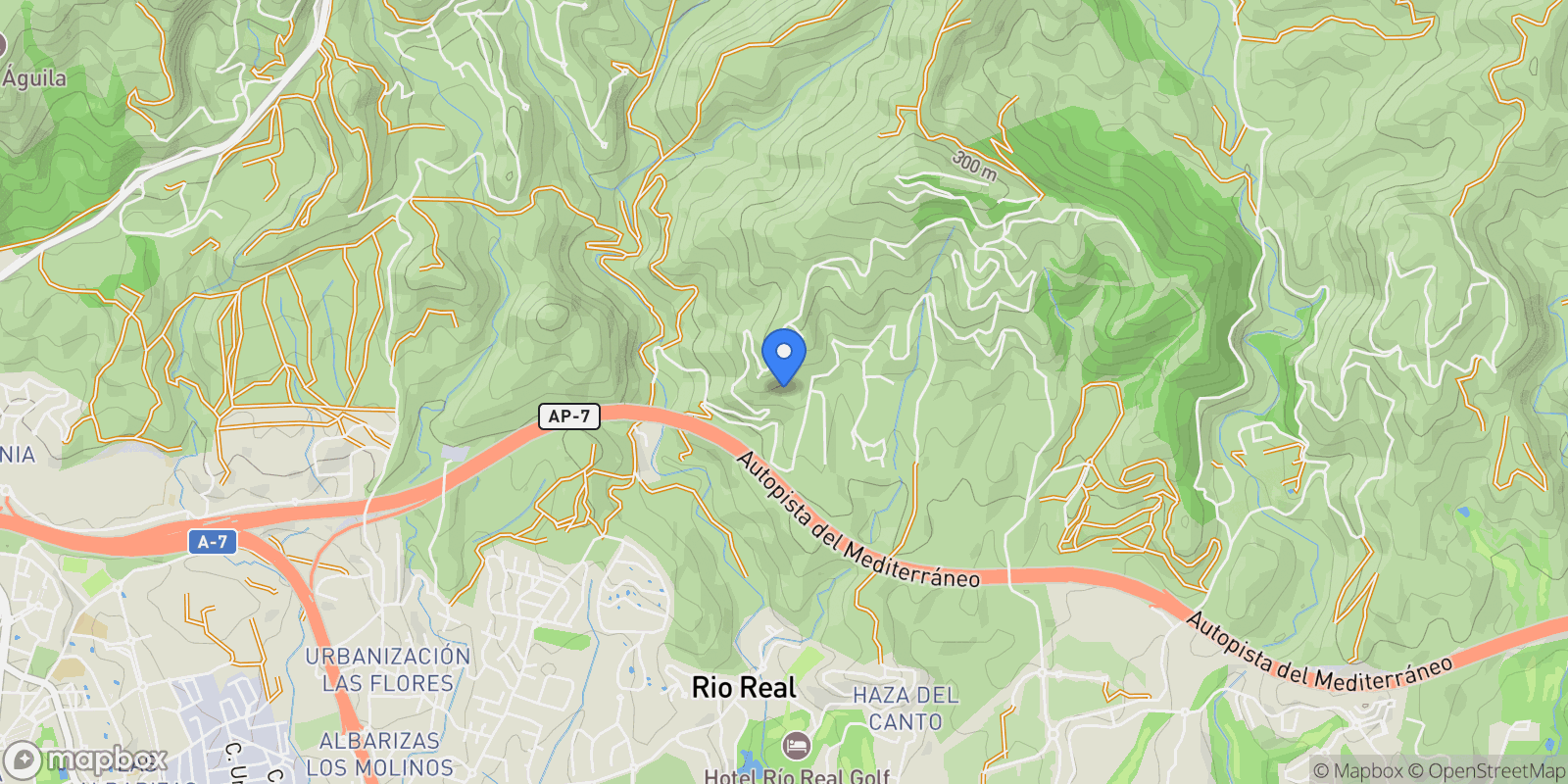 Map showing Carretera de Lomas de Marbella, 7J, 29602 Marbella, Málaga, Spain, Marbella, Andalusia, Spain.