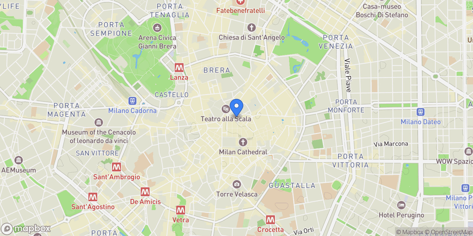 Map showing Corso Xxii Marzo, 0">, Corso Xxii Marzo, 0">, Milan, Lombardy, Italy.