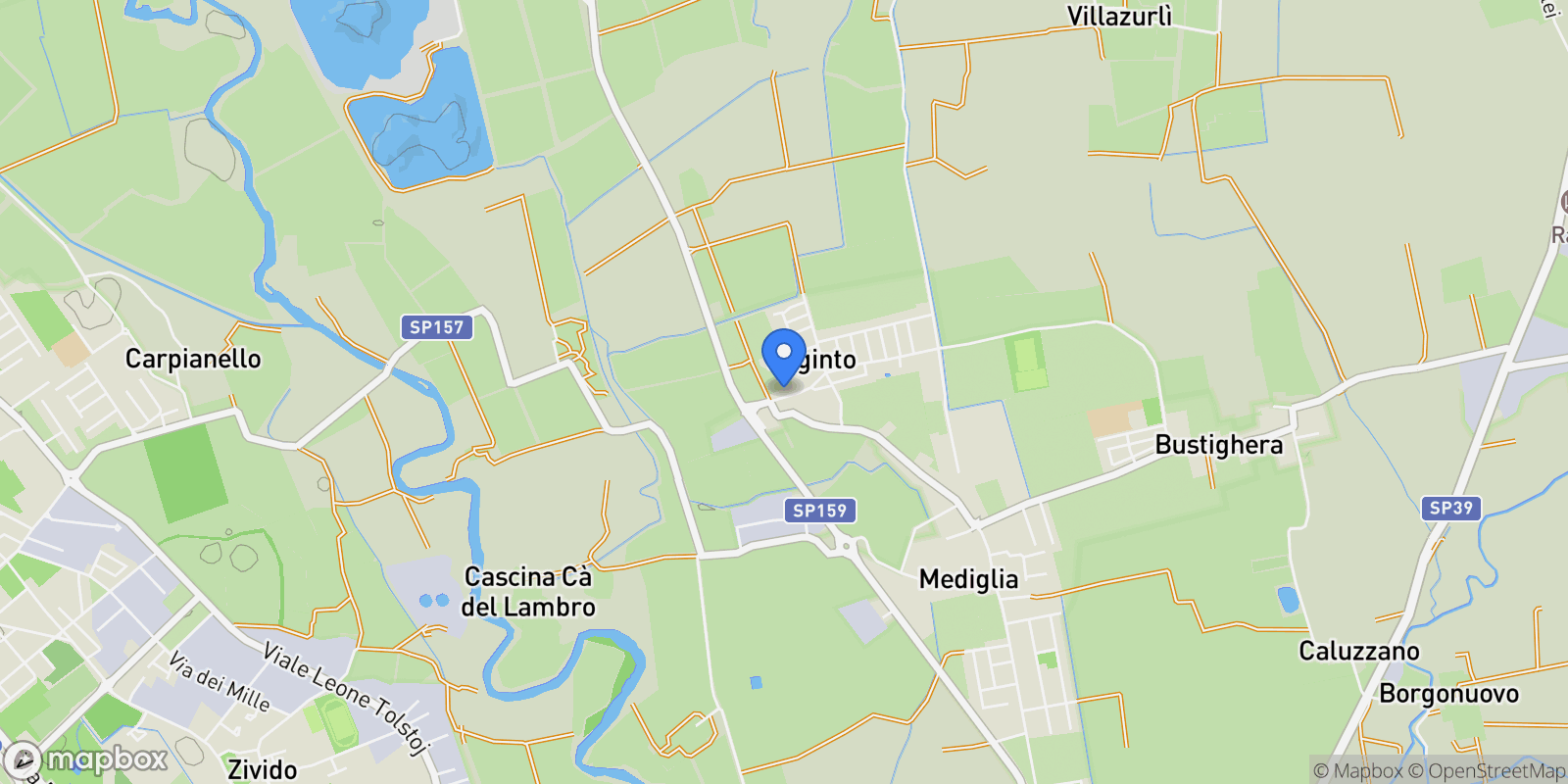 Map showing Triginto, Lombardy, Italy.