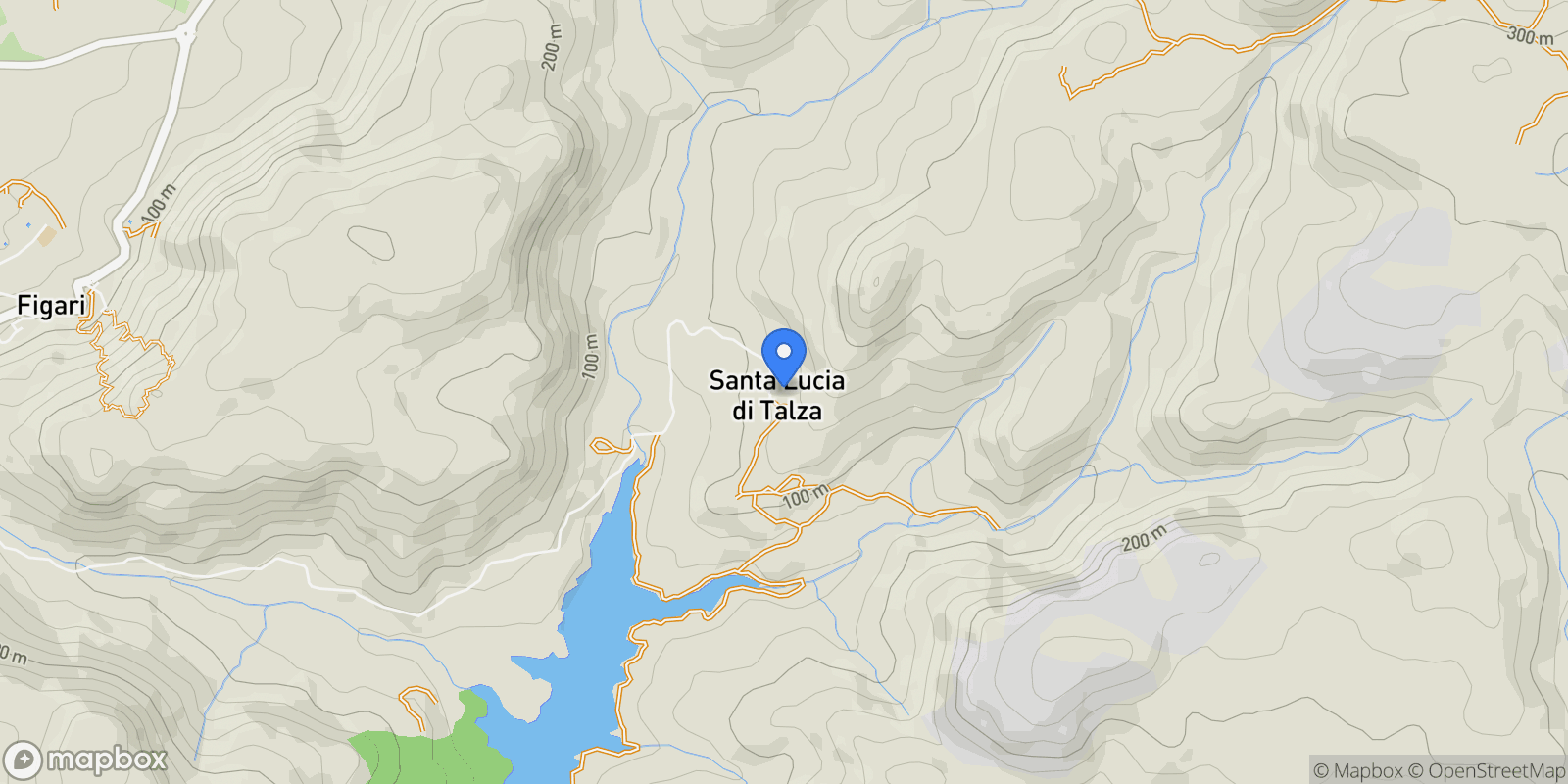 Map showing Figari, Corsica, France.