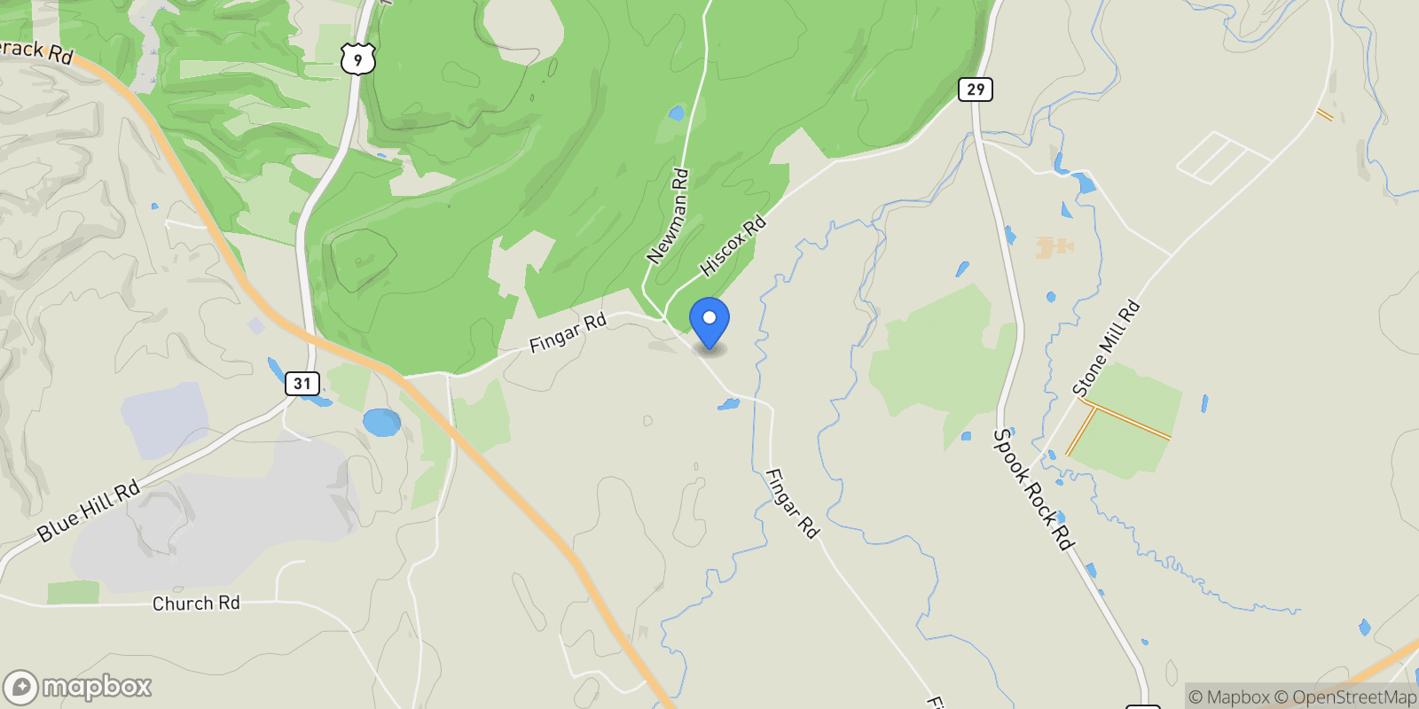 Map showing 274 Fingar Road, Hudson, NY 12534, Hudson, New York, United States.