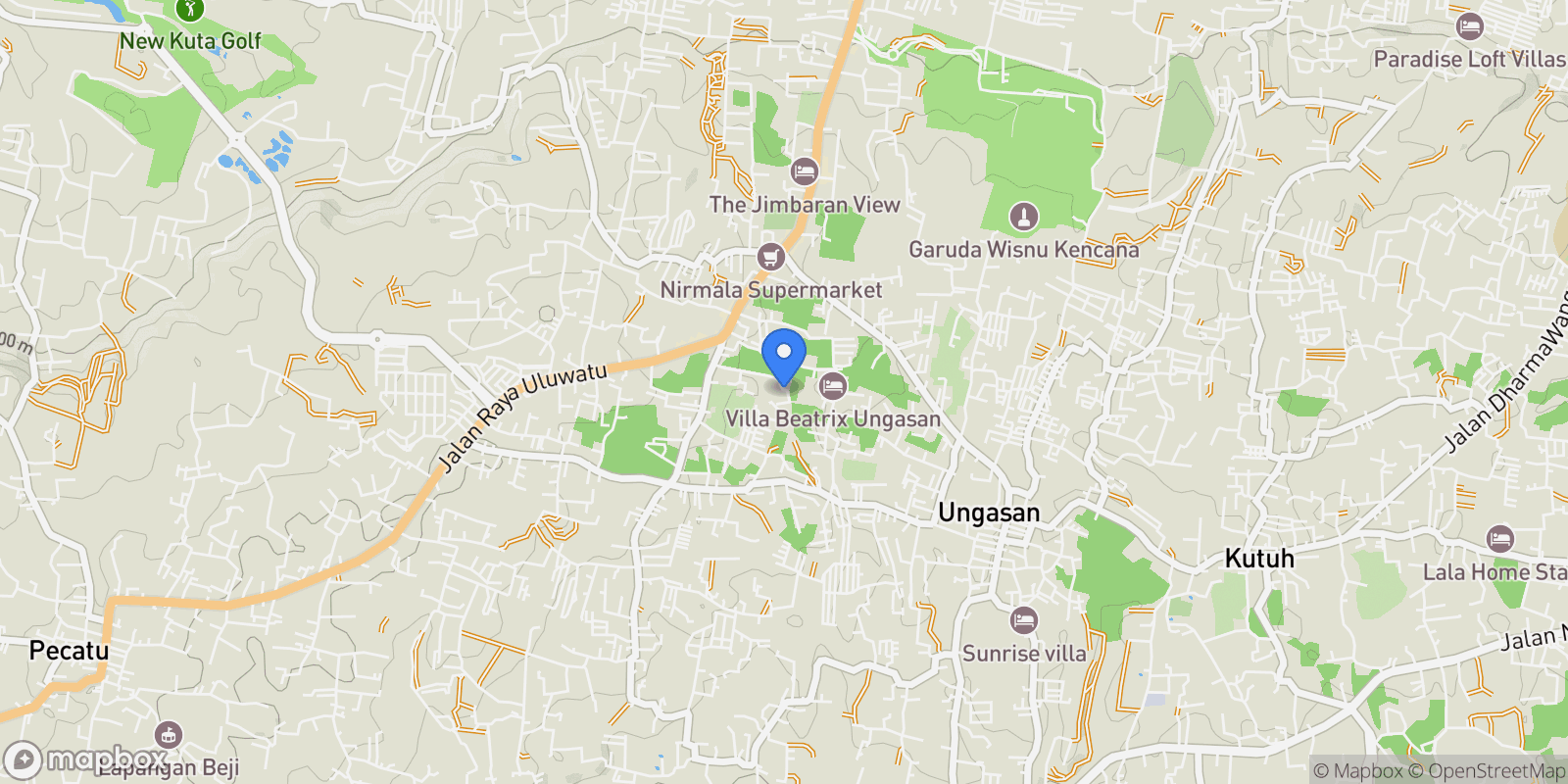 Map showing Bali, Indonesia.