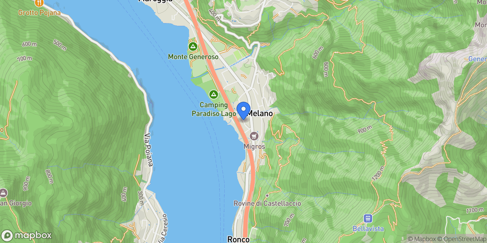 Map showing Via Scairone, Val Mara, Ticino, Switzerland.