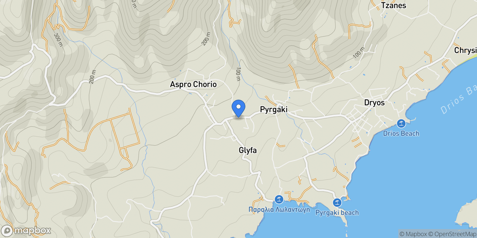 Map showing Glifa 844 00, Greece, Paros, Aegean, Greece.