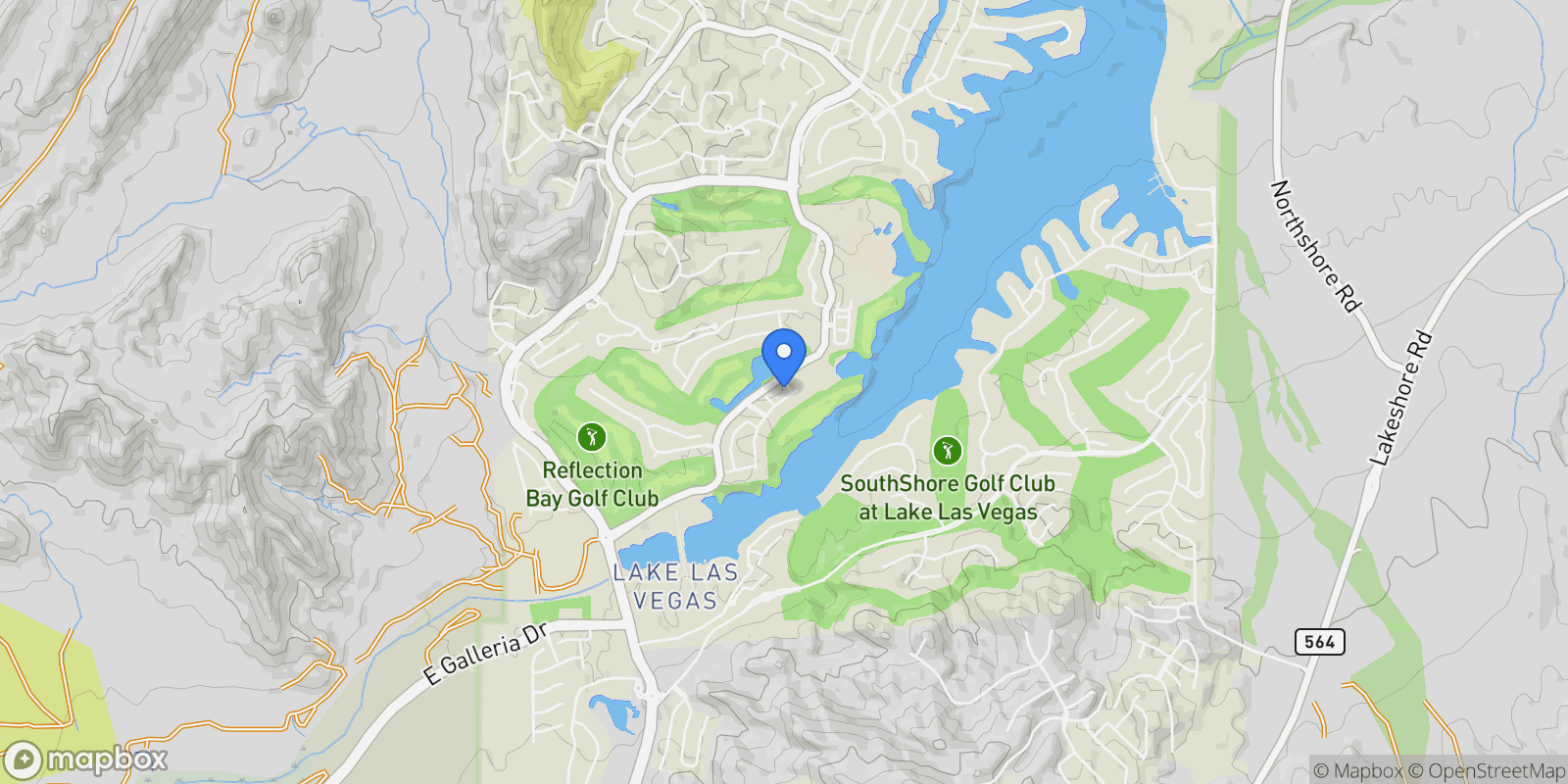 Map showing 103 San Martino Place, Henderson, Nevada, United States.