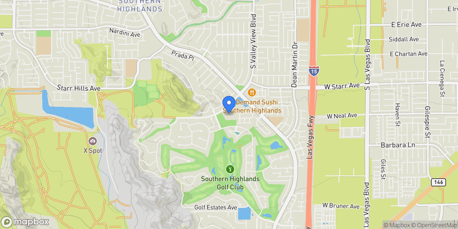 Map showing 4022 Heron Fairway Drive, Las Vegas, Nevada, United States.