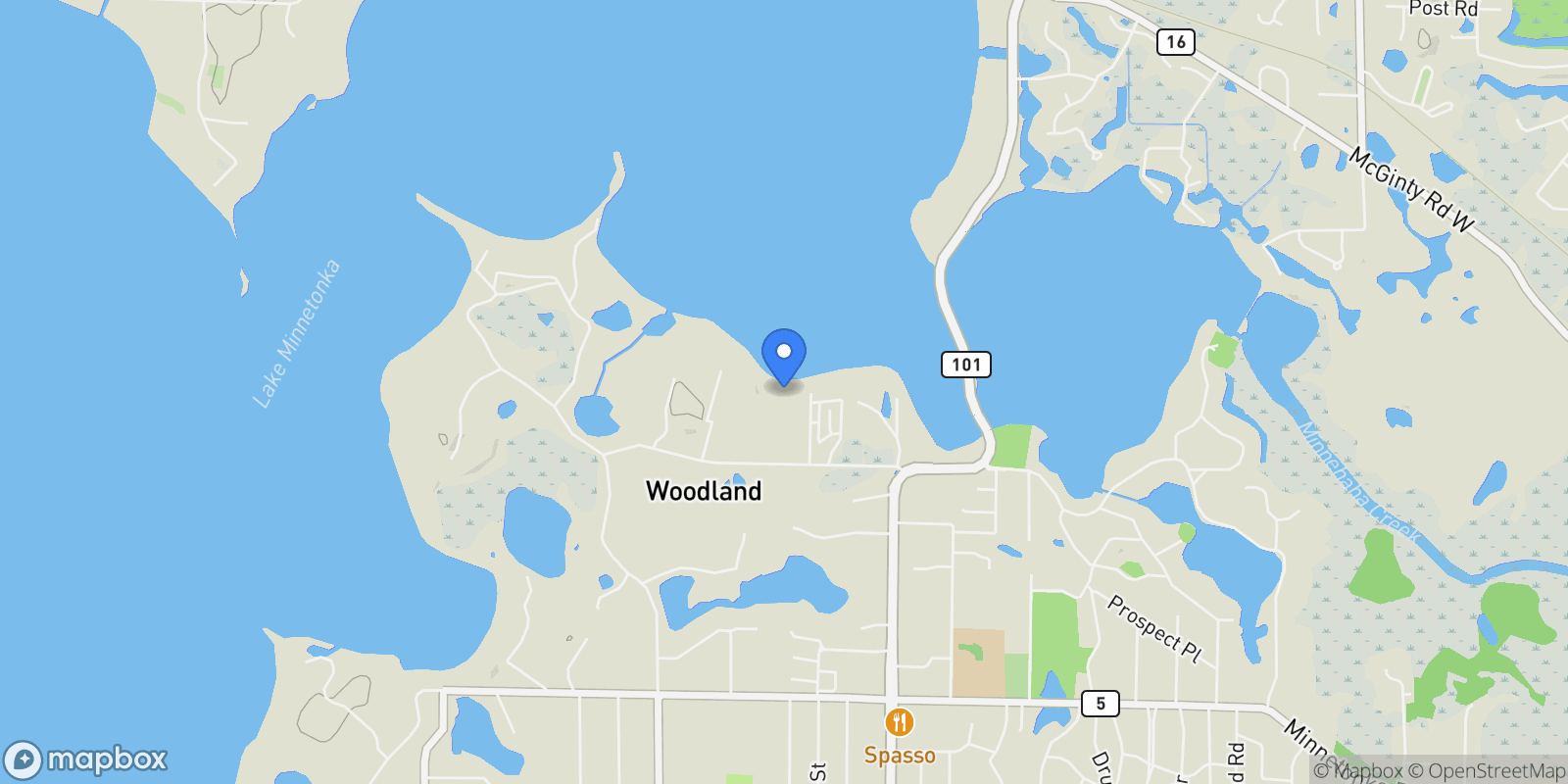 Map showing 17870 Breezy Point Road , Wayzata, MN 55391, Wayzata, Minnesota, United States.