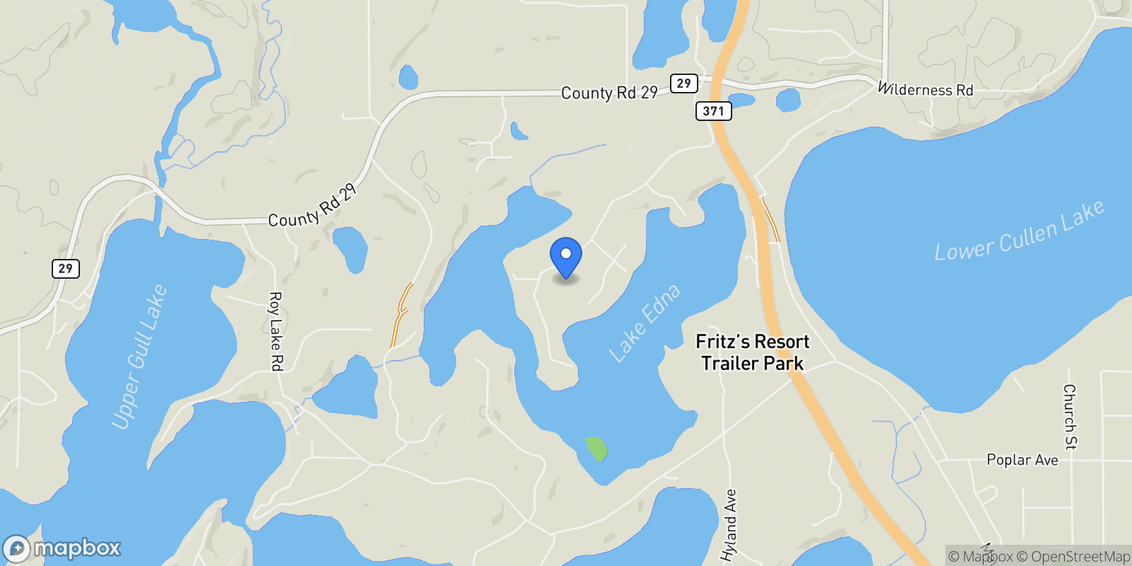 Map showing 26540 Edna Lake Road , Nisswa, MN 56468, Nisswa, Minnesota, United States.