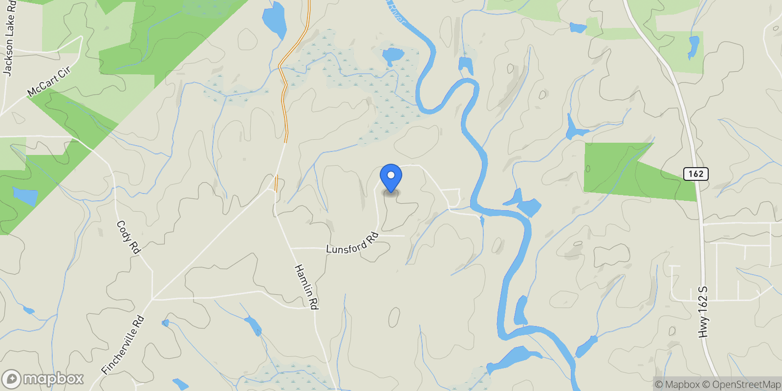 Map showing 204 Lunsford Road, Jackson, GA 30233, Jackson, Georgia, United States.