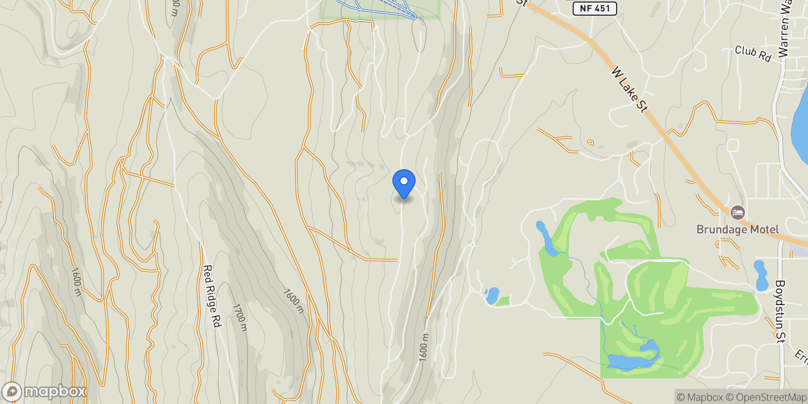 Map showing 649 Migratory Ridge, McCall, Idaho, United States.