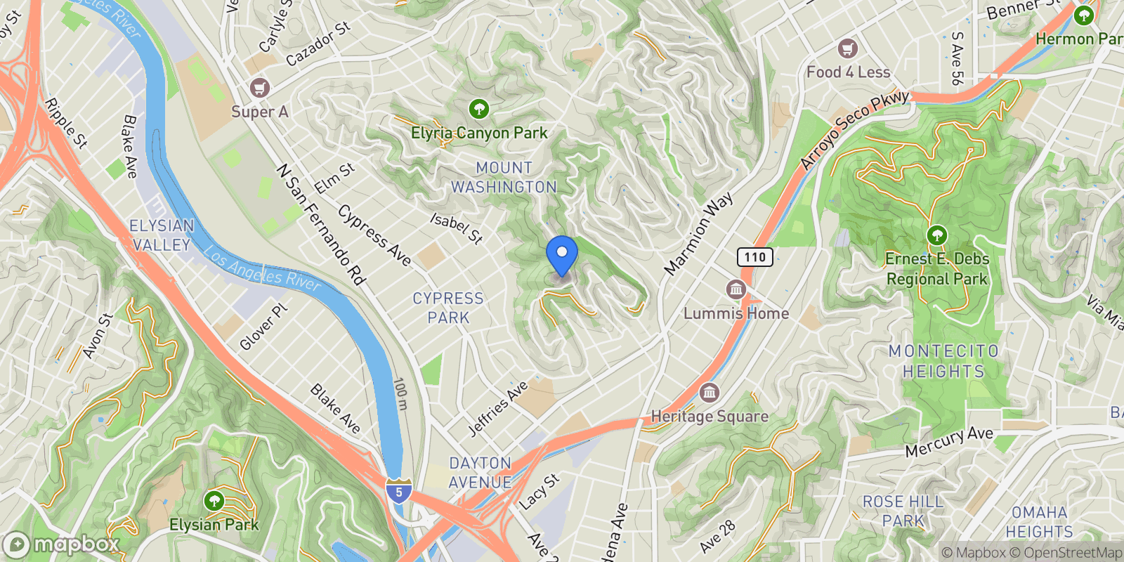 Map showing 615 Etta Street, Los Angeles, CA 90065, Los Angeles, California, United States.