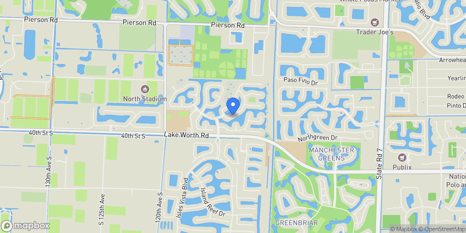 Map showing 3560 Moon Bay Cir, Wellington, FL 33414, Wellington, Florida, United States.