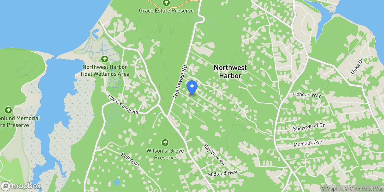 Map showing 5 White Pine Road, East Hampton, NY 11937, East Hampton, New York, United States.
