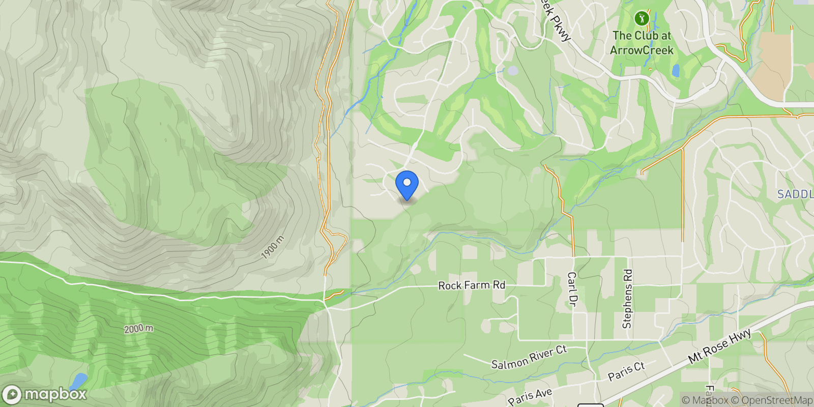 Map showing 12360 High Vista Drive, Reno, NV 89511, Reno, Nevada, United States.