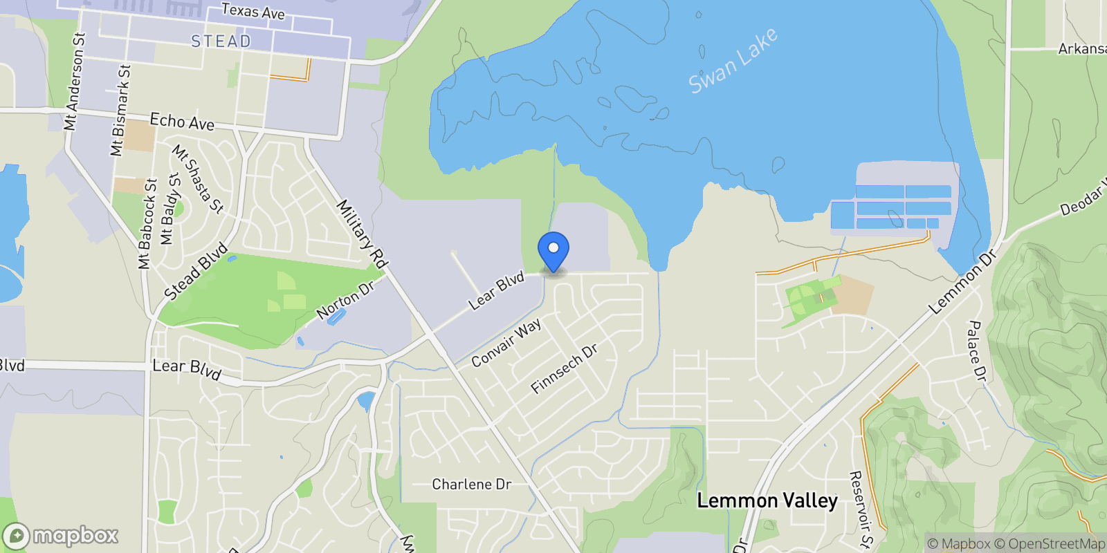 Map showing 9015 Quail Grove Dr, Reno, NV 89506, Lemmon Valley-Golden Valley, Nevada, United States.