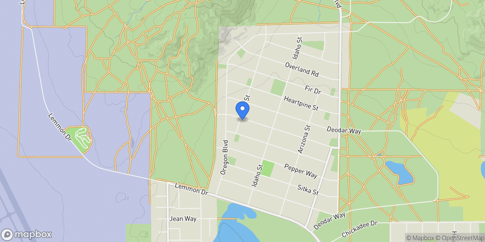 Map showing 11890 Chesapeake Dr, Reno, NV 89506, Lemmon Valley-Golden Valley, Nevada, United States.