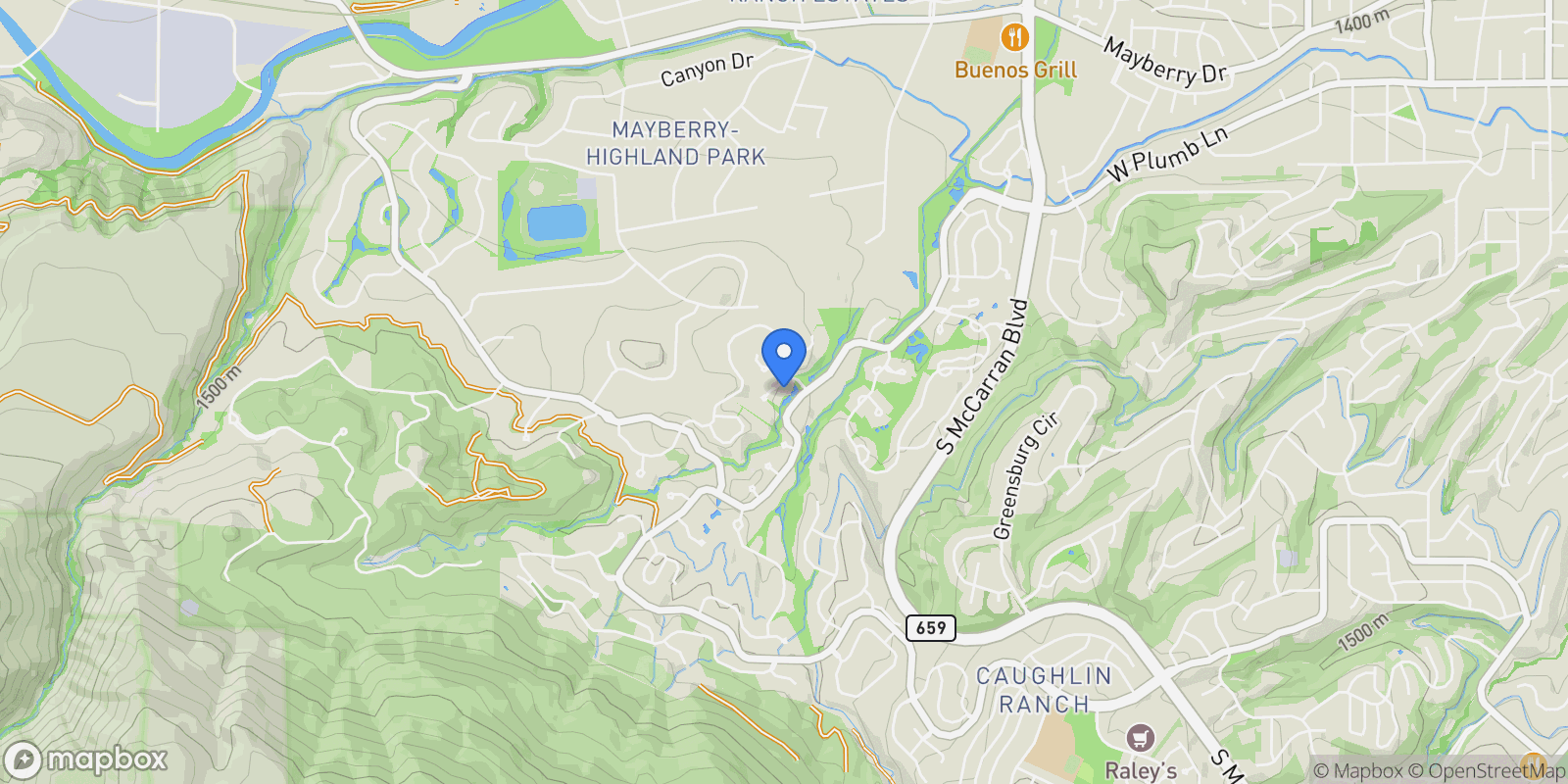 Map showing 4120 Flintlock Circle, Reno, NV 89619, Reno, Nevada, United States.