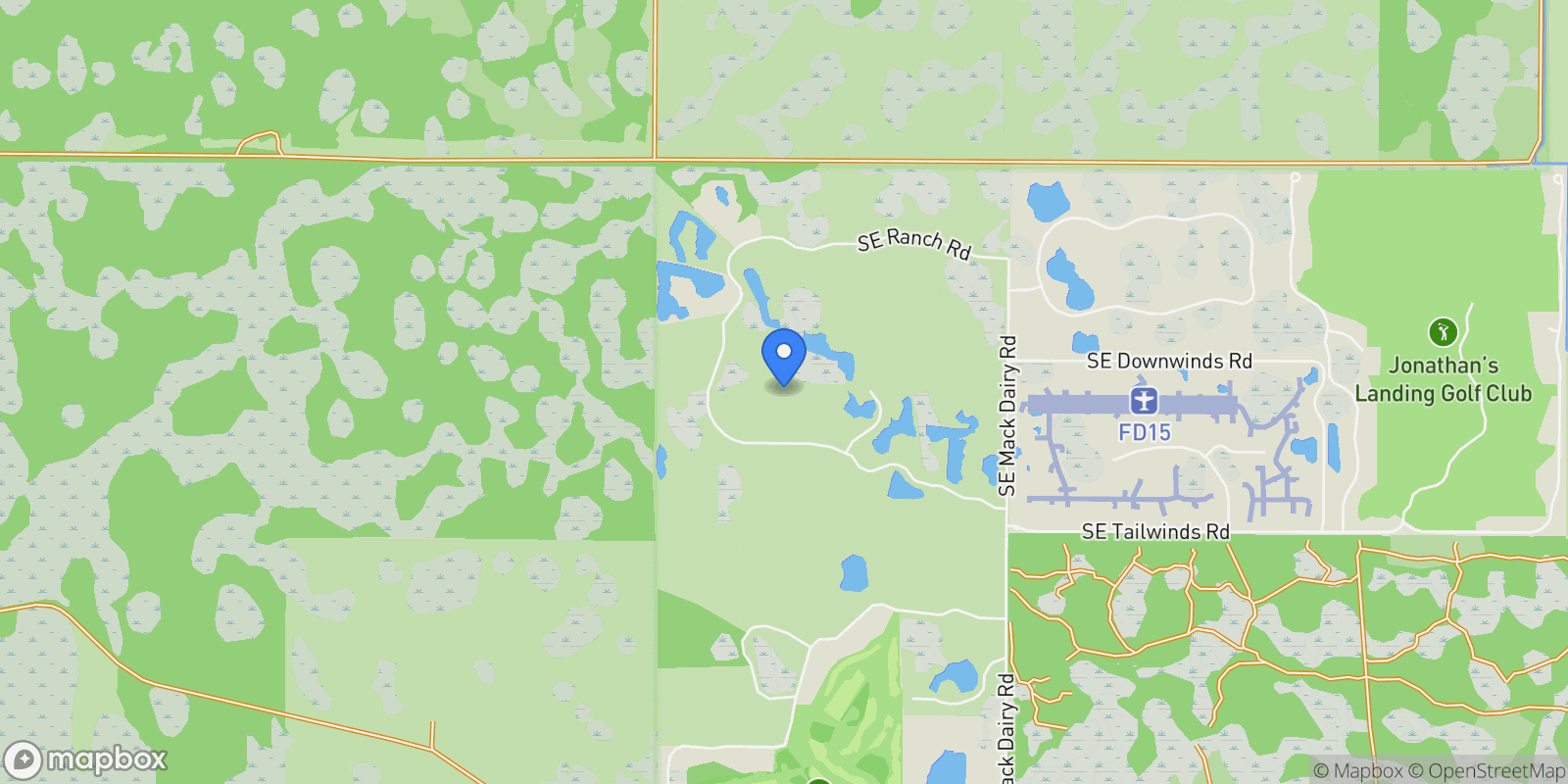 Map showing 1901 SE Ranch Rd, Jupiter Island, Florida, United States.
