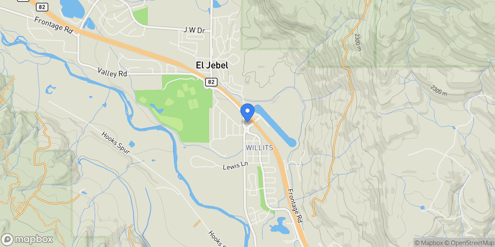 Map showing TBD Tree Farm Drive A-2 302, Carbondale, Colorado, United States.