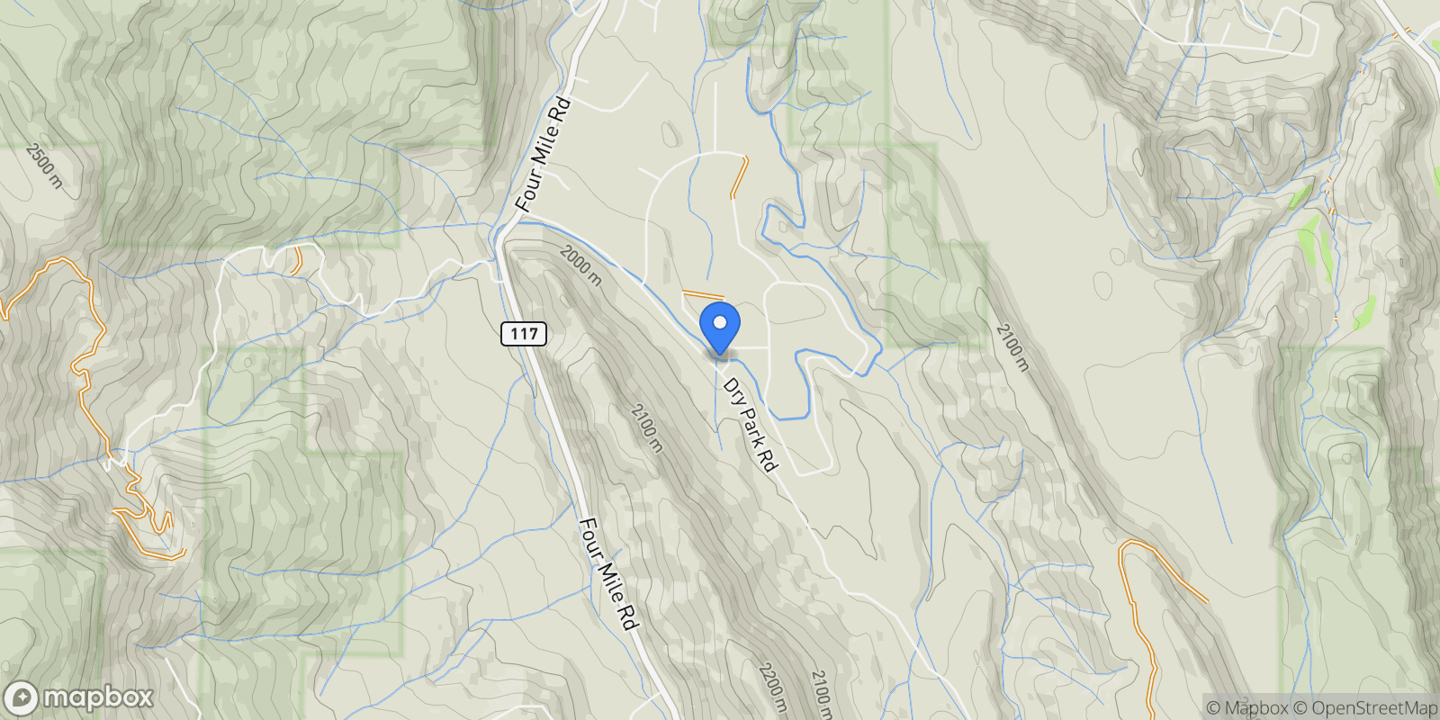 Map showing 41 Spring View Drive, Glenwood Springs, Colorado, United States.