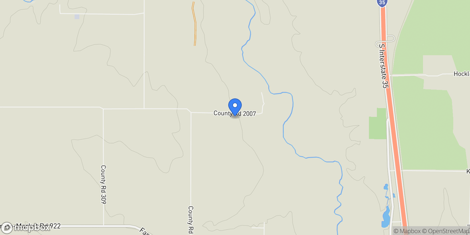 Map showing TBD CR 2007, Valley View, TX 76272, Valley View, Texas, United States.