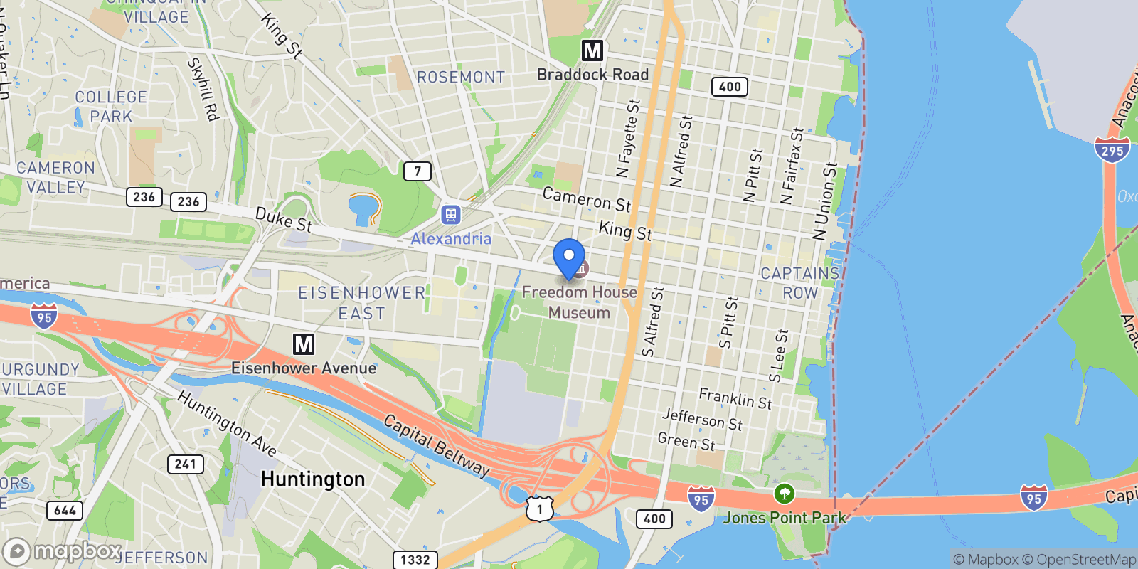 Map showing 320 S West St #301 , ALEXANDRIA, VA 22314, Alexandria, Virginia, United States.