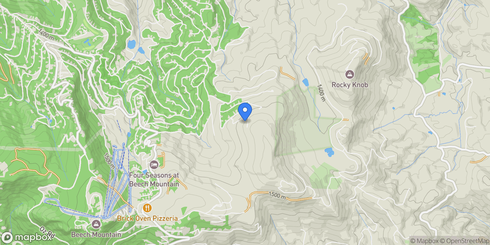 Map showing 200 Summit Lodge Road, Banner Elk, North Carolina, United States.