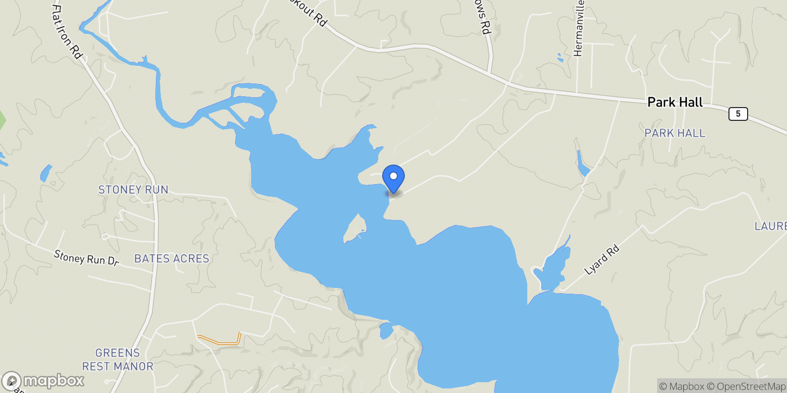 Map showing 46502 Glen-mary Farm Road , Park Hall, MD 20667, Park Hall, Maryland, United States.