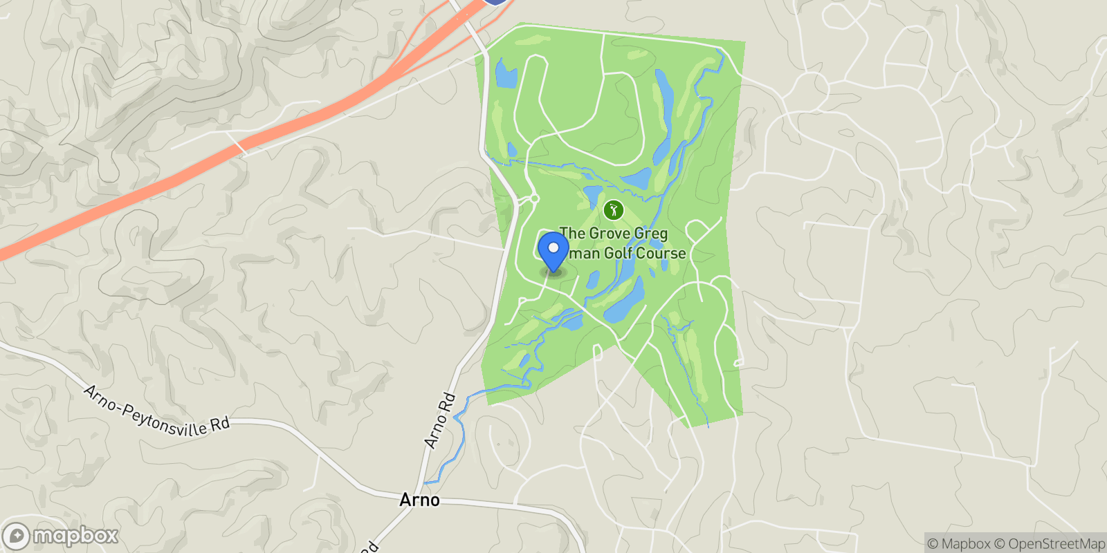 Map showing 6004 Pelican Way, College Grove, Tennessee, United States.
