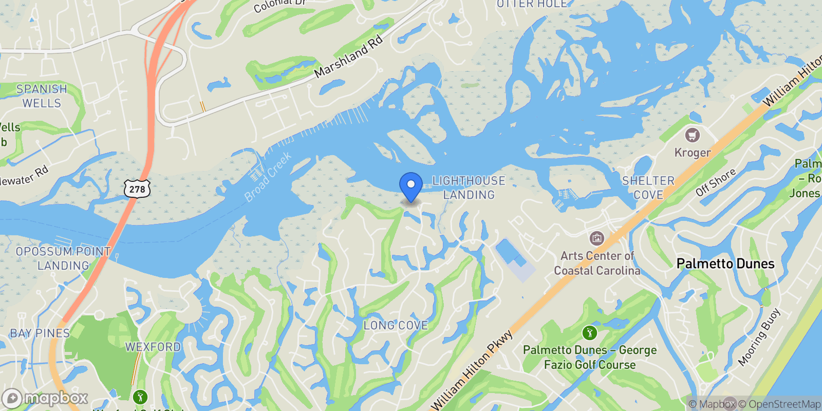 Map showing 59 Turnbridge Drive, Hilton Head Island, SC, 29928, USA, Hilton Head Island, South Carolina, United States.