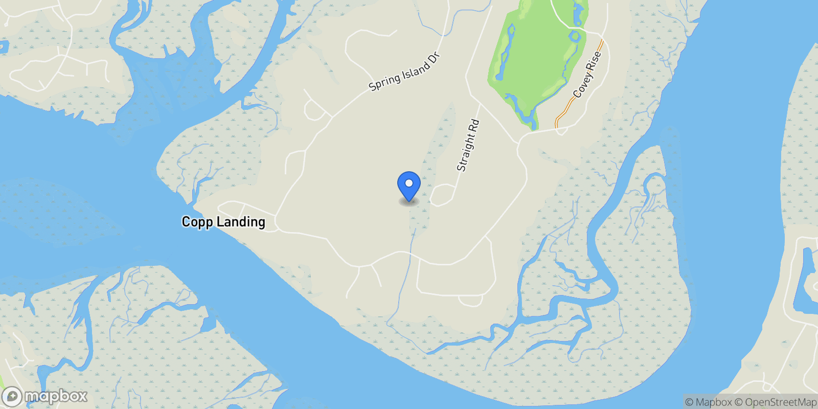Map showing 21 Straight Road, Okatie, SC, 29909, USA, Bluffton, South Carolina, United States.