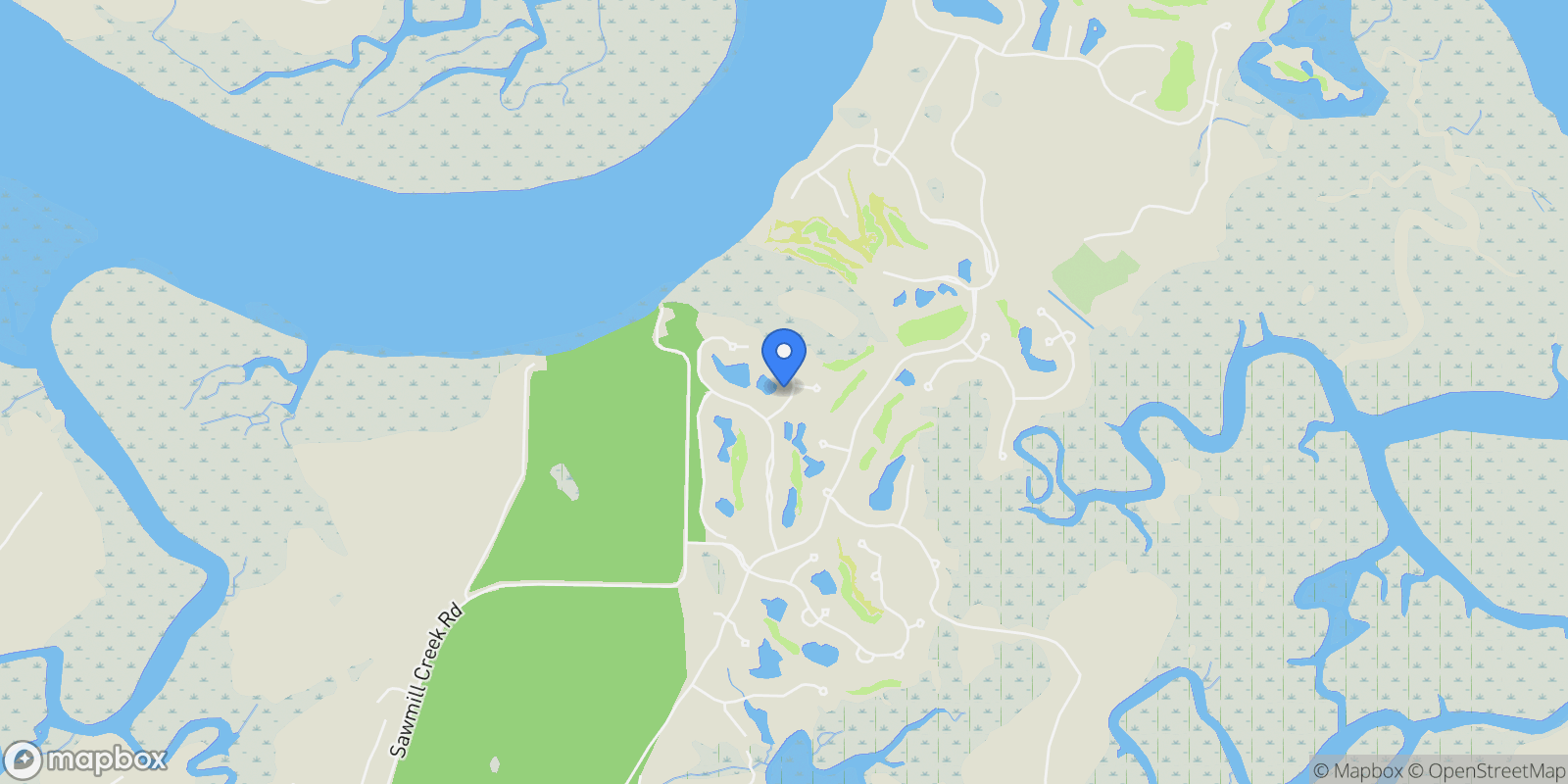Map showing 7 Spring Hill Court, Bluffton, SC, 29910, USA, Bluffton, South Carolina, United States.