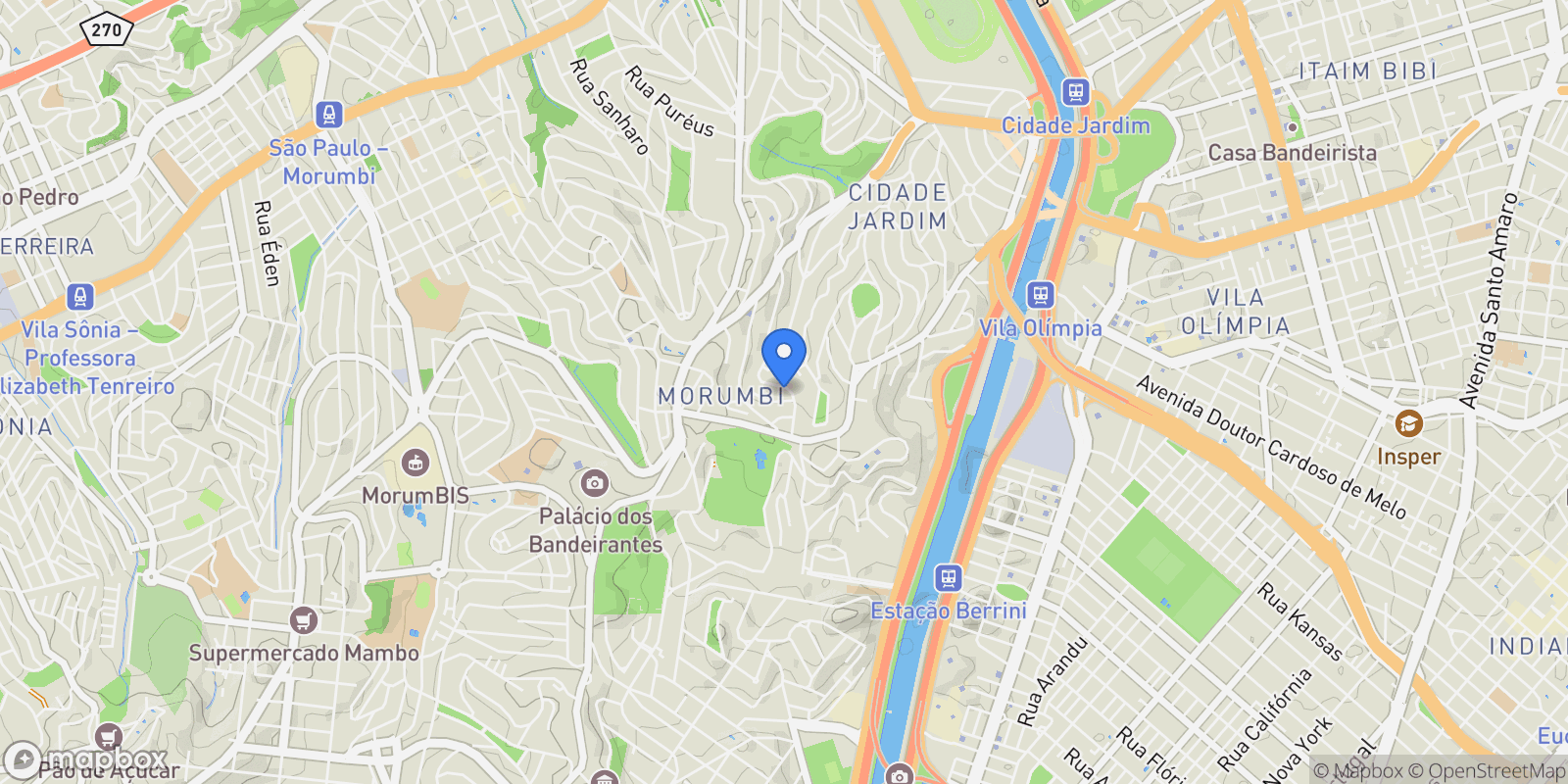 Map showing São Paulo, SP, Jardim Silvia(Zona Oeste), State of São Paulo, Brazil.