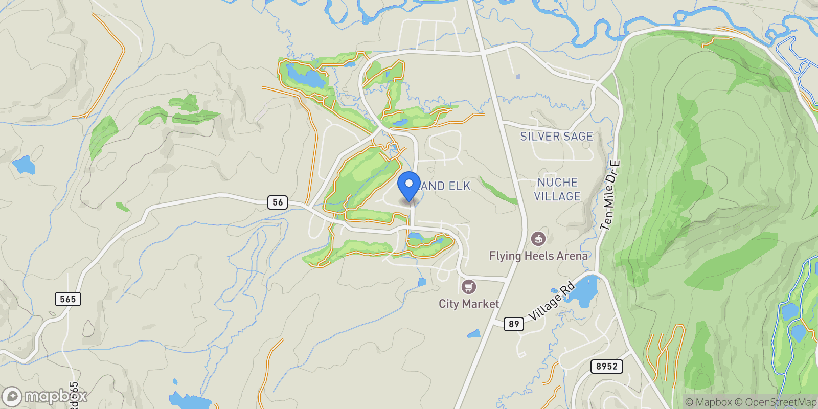 Map showing 1771 Mountain Sky Lane, Granby, CO 80446, Granby, Colorado, United States.