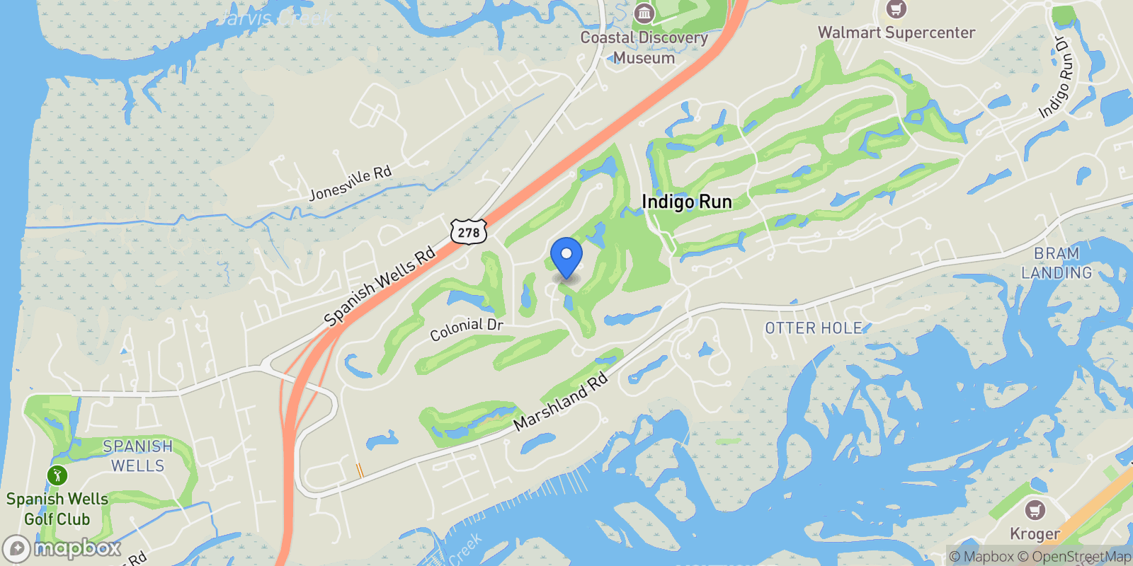 Map showing 20 Balmoral Place, Hilton Head Island, SC, 29926, USA, Hilton Head Island, South Carolina, United States.