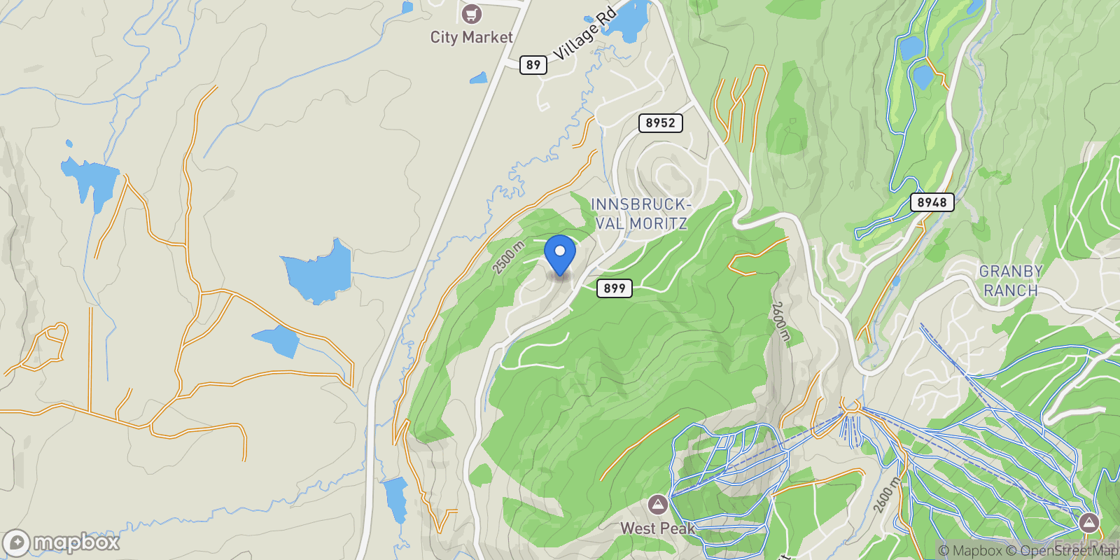Map showing 248 Deer Trail Drive, Granby, CO 80446, Granby, Colorado, United States.