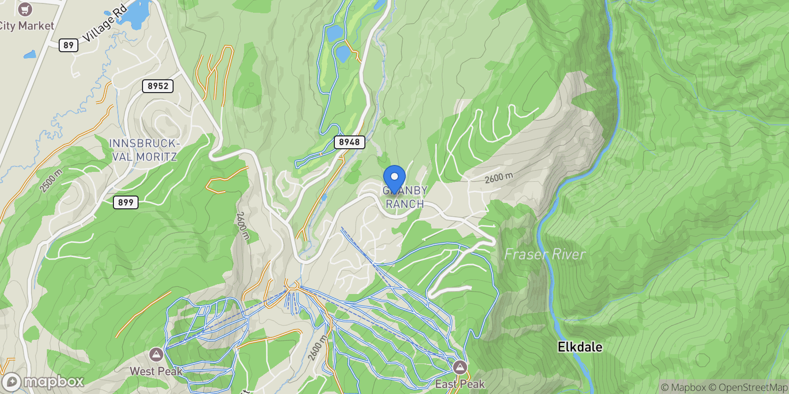 Map showing 465 Lower Ranch View Road, Granby, CO 80446, Granby, Colorado, United States.