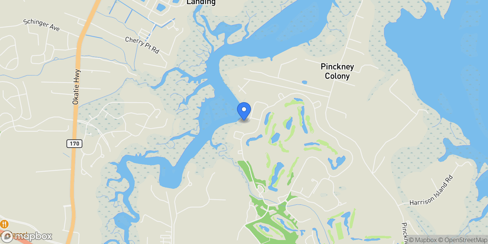 Map showing 3 Laurel Spring Road, Okatie, SC, 29909, USA, Bluffton, South Carolina, United States.