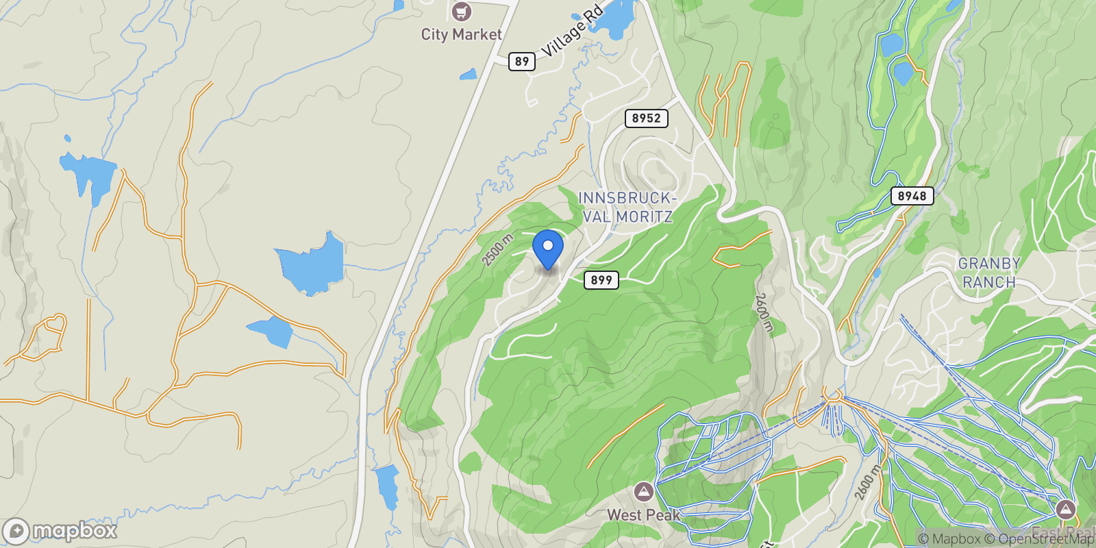 Map showing 248 Deer Trail Drive, Granby, CO 80446, Granby, Colorado, United States.