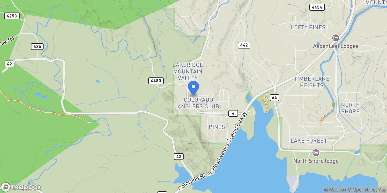 Map showing 84 GCR 4035, Granby, CO 80446, Grand Lake, Colorado, United States.