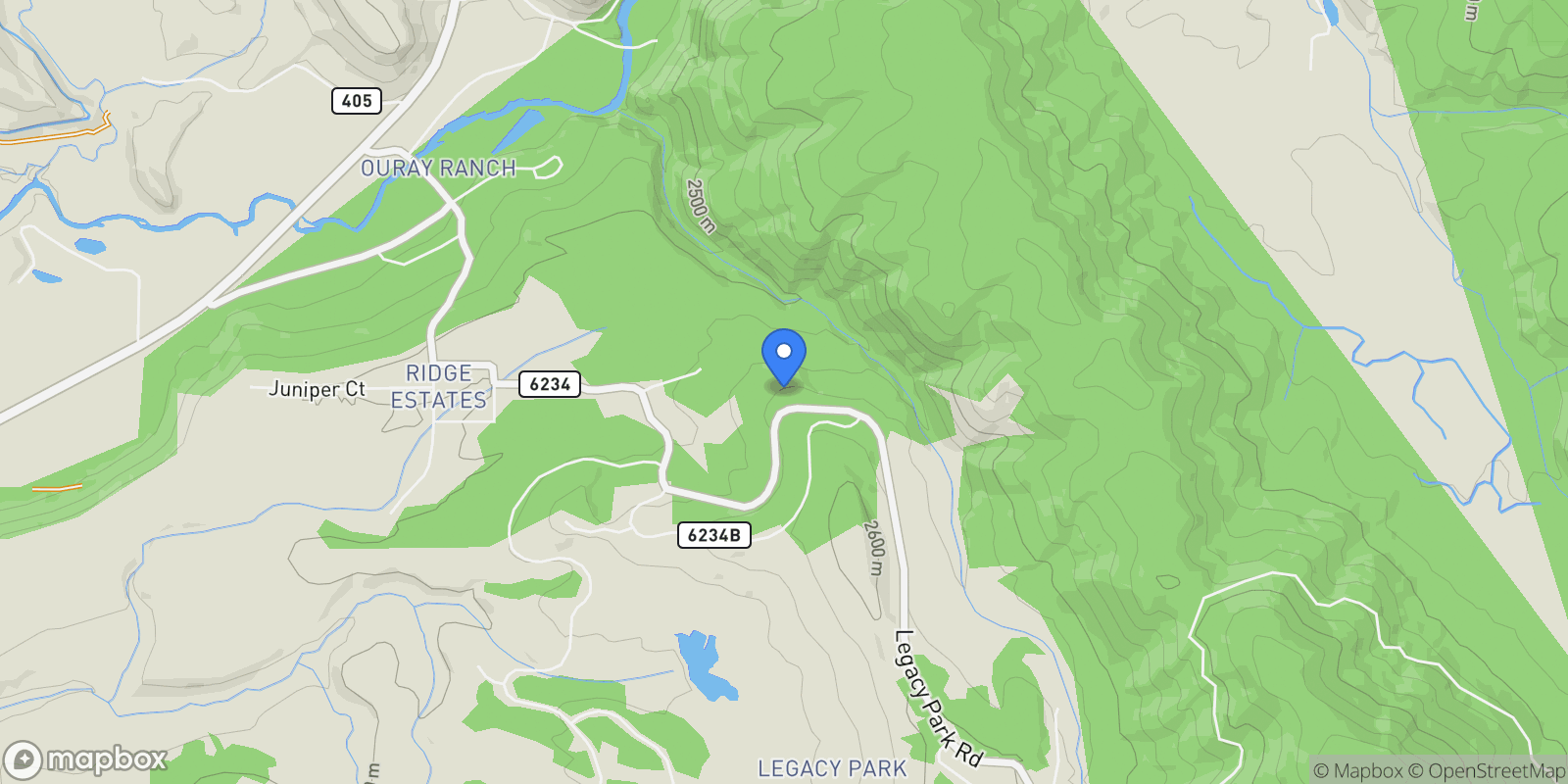 Map showing 884 GCR 6234, Granby, CO 80446, Granby, Colorado, United States.