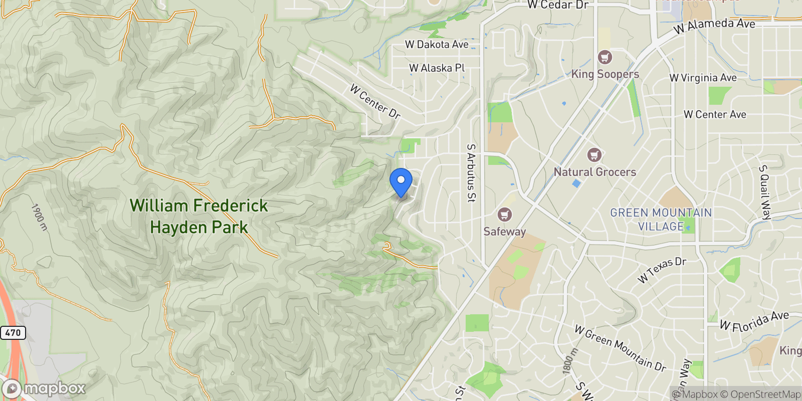 Map showing 13794 W Kentucky Drive, Lakewood, CO 80228, Lakewood, Colorado, United States.