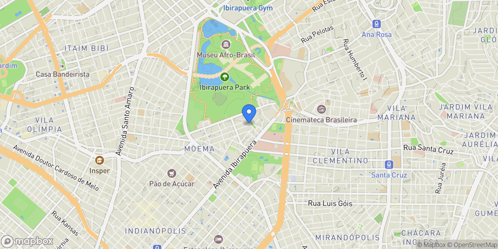Map showing Rua Dom Henrique Jardim Luzitânia, São Paulo, SP 04032-120, São Paulo, State of São Paulo, Brazil.