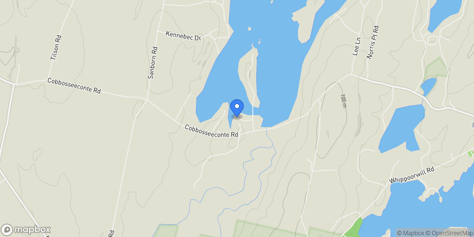 Map showing 29 Dismal Drive, Monmouth, ME 04259, Monmouth, Maine, United States.