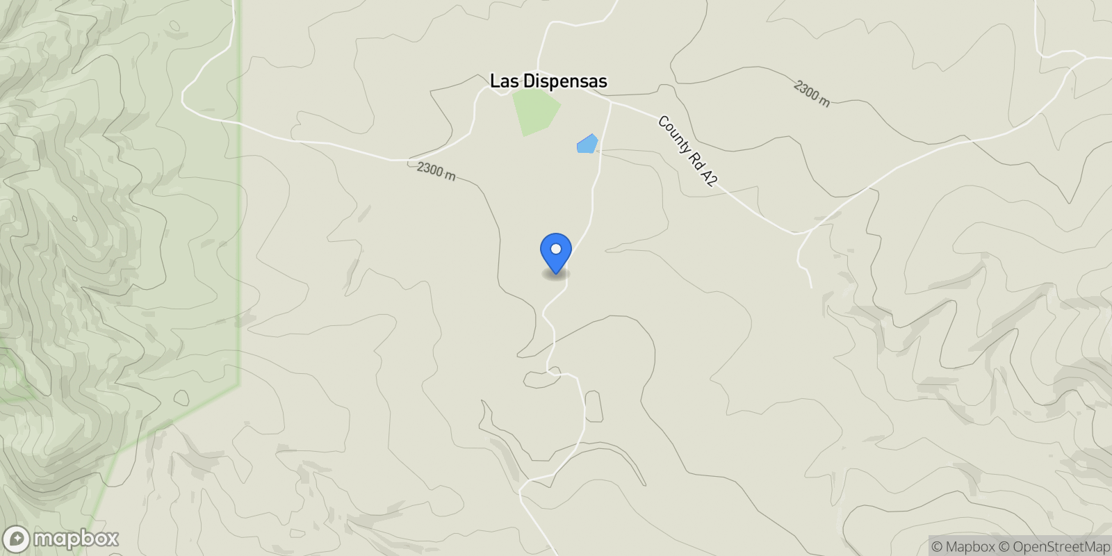 Map showing 207 County Road A2 , Sapello, NM 87745, Sapello, New Mexico, United States.