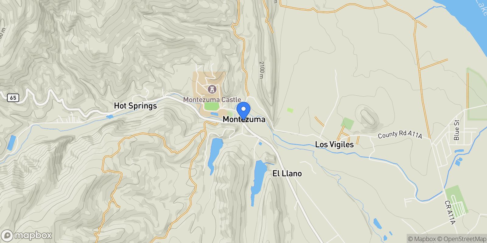 Map showing 997 New Mexico Highway 65 , Montezuma, NM 87731, Montezuma, New Mexico, United States.